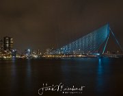 Erasmusbrug KvZ2-sig  Erasmusbrug : Rotterdam, avondfotografie, Erasmusbrug